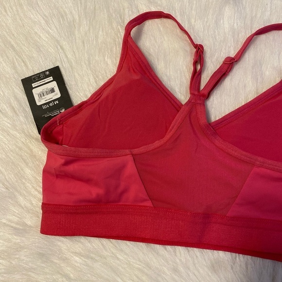 Athletic‎ Works Sports Bra Womens Size Medium Pink DriWorks Moisture Wicking - Picture 6 of 6